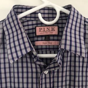 Thomas Pink, Super Slim Dress Shirt, M